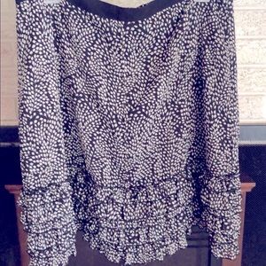 Off the shoulder shear top